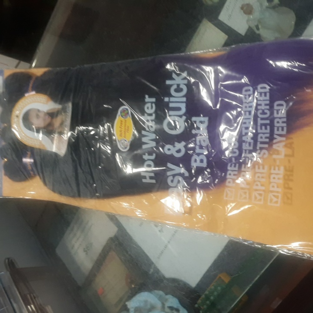 NWT FACTORY SEALED Epic Purple Premium 3 pc Hot Water Easy and Quick Braid